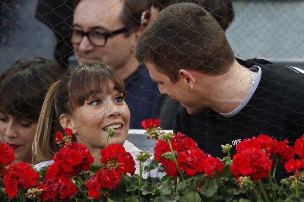 Aitana y Miguel Bernardeau en el Tenis.