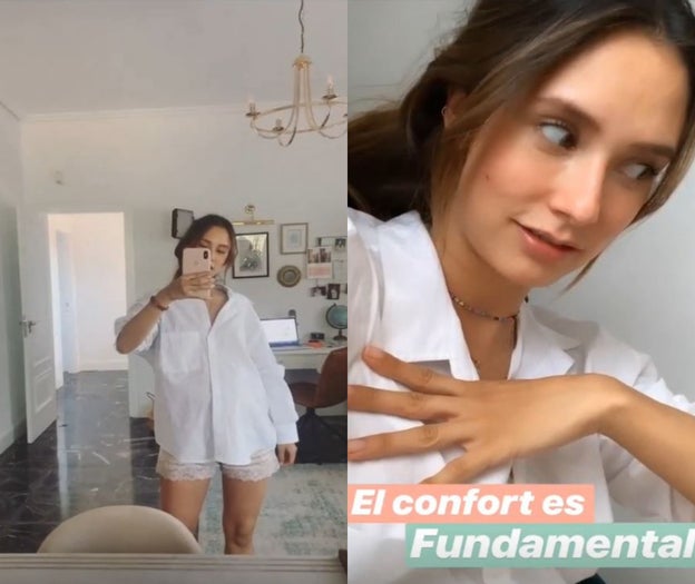 La instagramer explicó los detalles del look