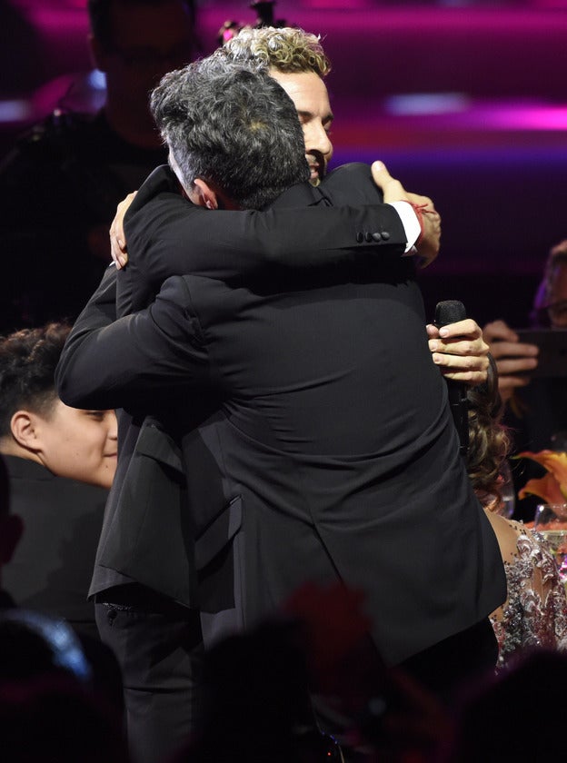 David Bisbal y Alejandro Sanz en 2017.