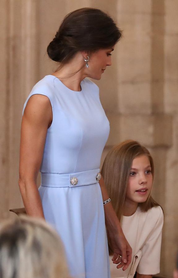 El mejor vestido de la temporada de Letizia, con cinturón