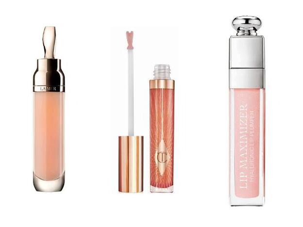 1. The Lip Voluminizer de La Mer (65 €). 2. Collagen Lip Bath de Charlotte Tilbury (32 €). 3. Dior Addict Lip Maximizer de Dior (32 €).