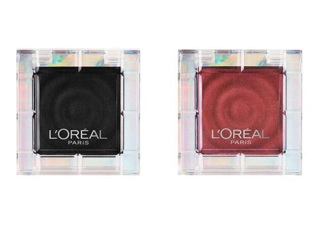 Sombras de ojos Color Queen en negro y granate, 6,95 euros (cada una).