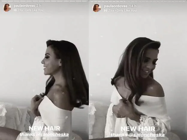 La influencer Paula Ordovás ha compartido este nuevo look en el pelo a través de Instagram.
