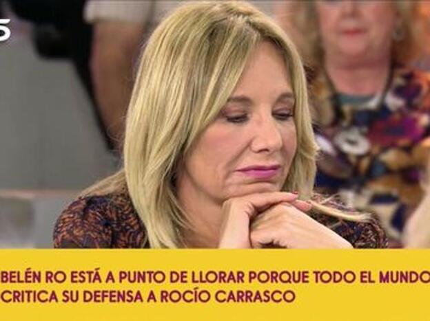 Belén Ro acabó abandonando el plató para no llorar delante de la audiencia. Pincha sobre la foto para ver el antes y el después de los presentadores y colaboradores de 'Sálvame'./telecinco.