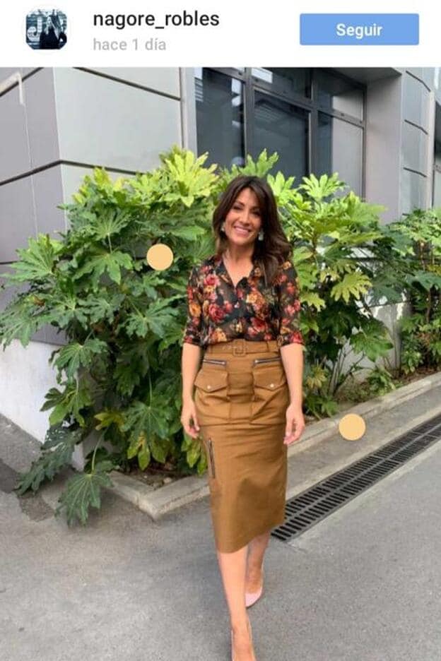 Nagore Robles tiene la combinación de blusa falda de tubo más para el otoño | Mujer Hoy