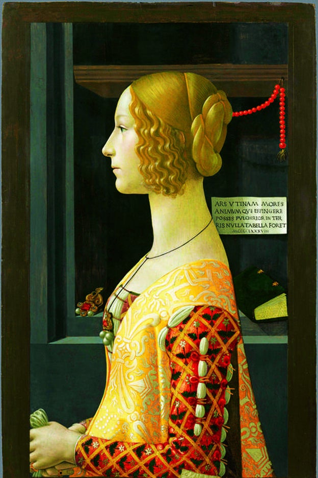 Retrato de Giovanna degli Albizzi Tornabuoni. 1489-1490.