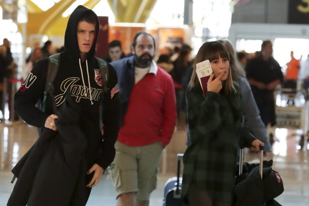 Aitana Ocaña y Miguel Bernadeau viajan juntos.