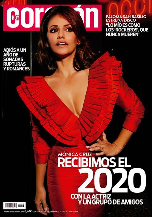 Recibimos a 2020 con Mónica Cruz en nuestra portada./dr.