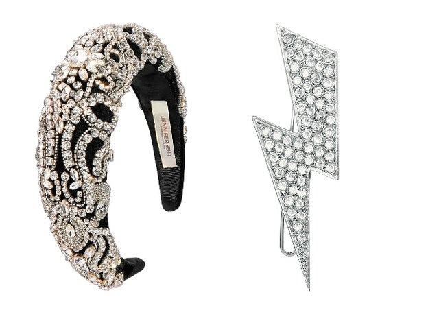 1. Diadema de Jennifer Behr en Net a porter (356 €). 2. Horquilla de Isabel Marant (55 €).