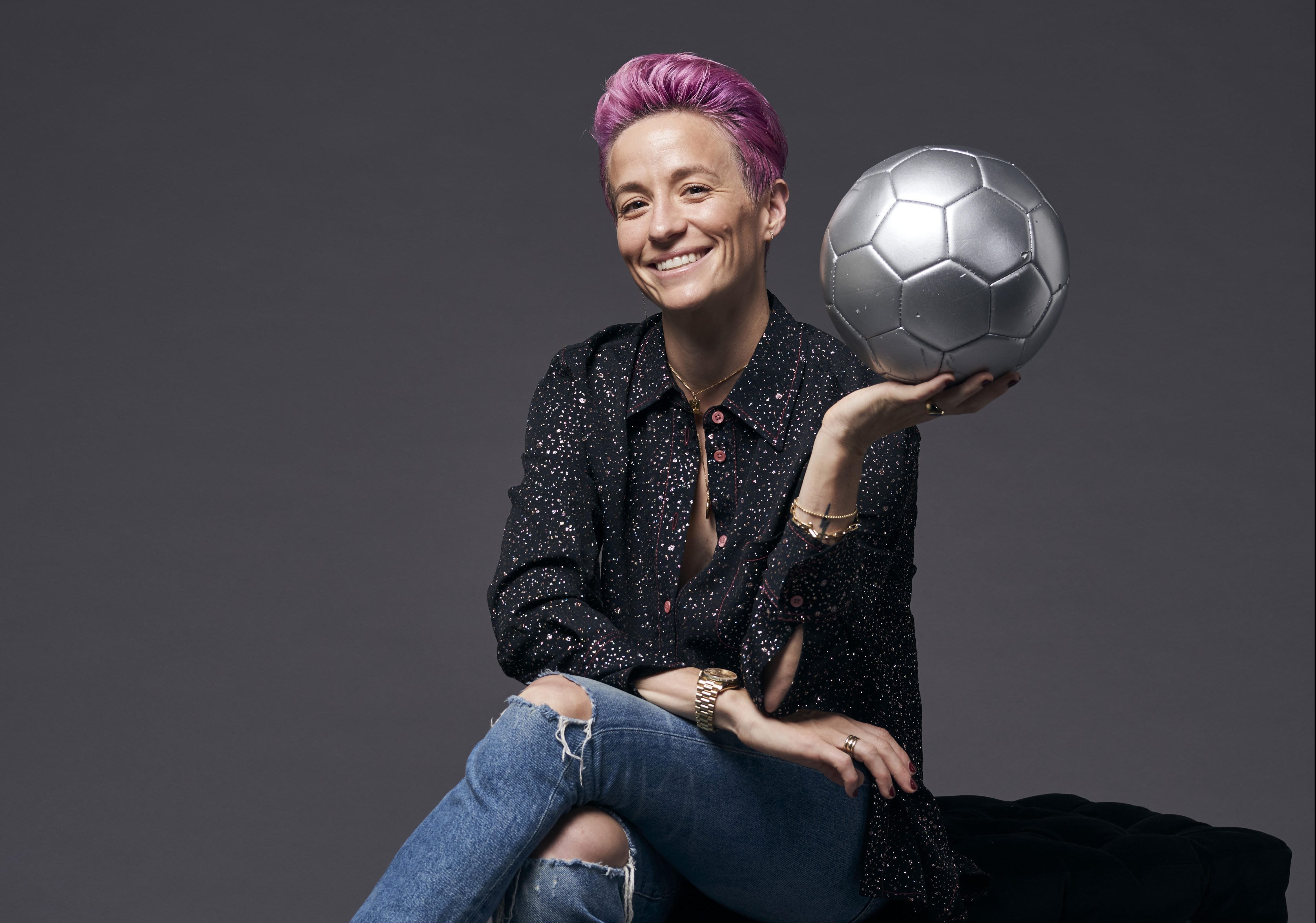 Miembro de la selección femenina de fútbol de los Estados Unidos./Megan Rapinoe