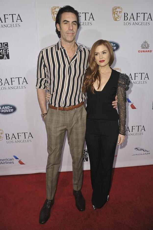 Isla Fisher y Sacha Baron Cohen forman una de las parejas más estables de Hollywood.