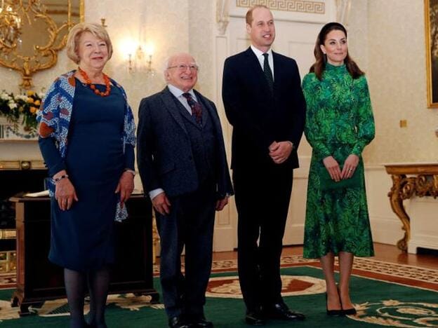 Los duques de Cambridge en su visita diplomática a Irlanda.