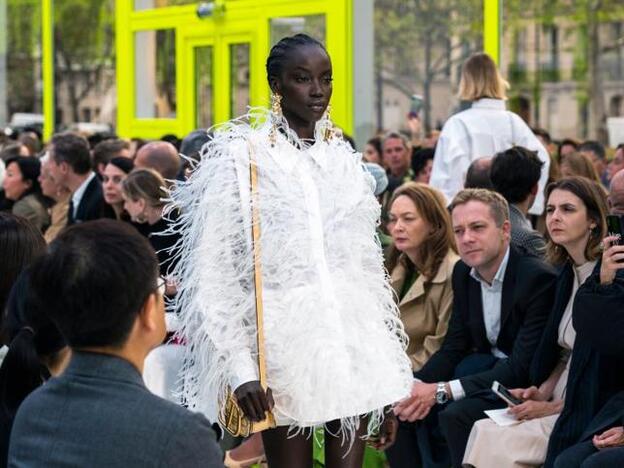 Desfile deprimavera/verano 2020 de Valentino celebrado en París./imaxtree