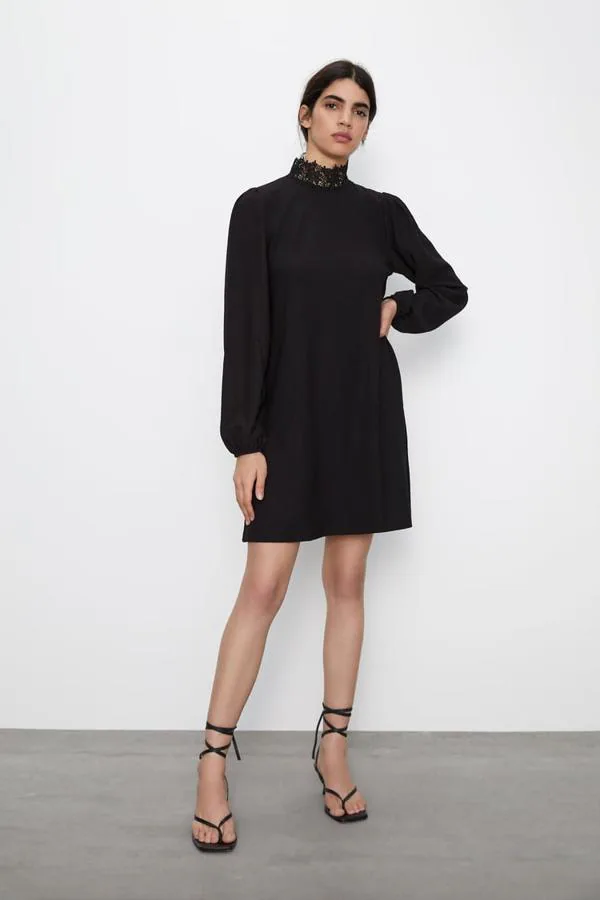 marrón rechazo ventajoso Fotos: Vestidos negros low cost de Zara en todas las tallas, todos los  estilos y que podrás ponerte en todas las ocasiones posibles | Mujer Hoy