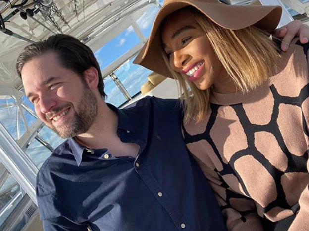 Una imagen reciente de Serena Williams y su marido, fundador de Reddit.