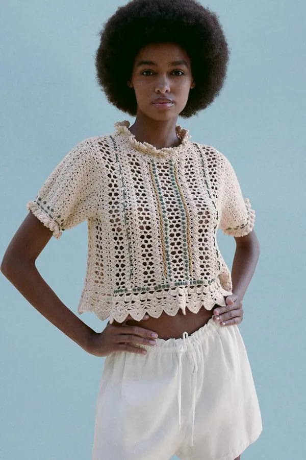 10 prendas de crochet de Zara que agotarán las de 50 amantes del estilo  boho: fresquitas y en tendencia