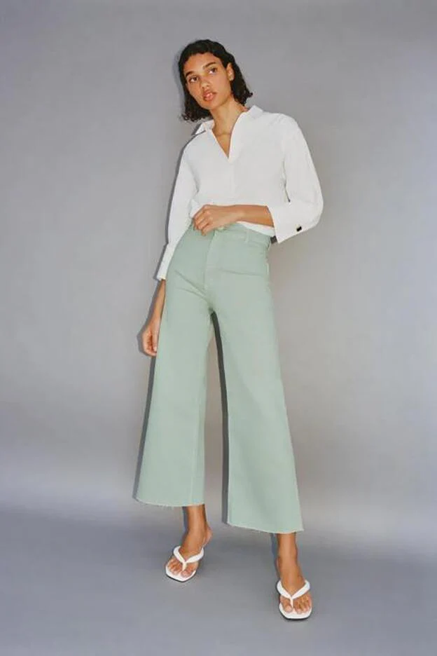 Estos pantalones de Zara que adelgazan son perfectos para verano y se agotan sin parar todos los