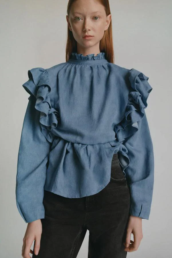 Memorándum Calma Muy enojado Fotos: Blusas de cuello fruncido, la tendencia favorita de Lady Di que ha  vuelto a los diseños veraniegos | Mujer Hoy