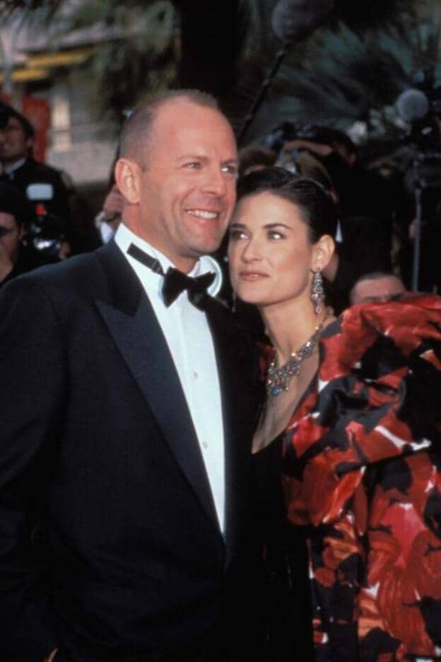 Demi Moore y Bruce Willis, el matrimonio de estrellas perfecto en los años 90.