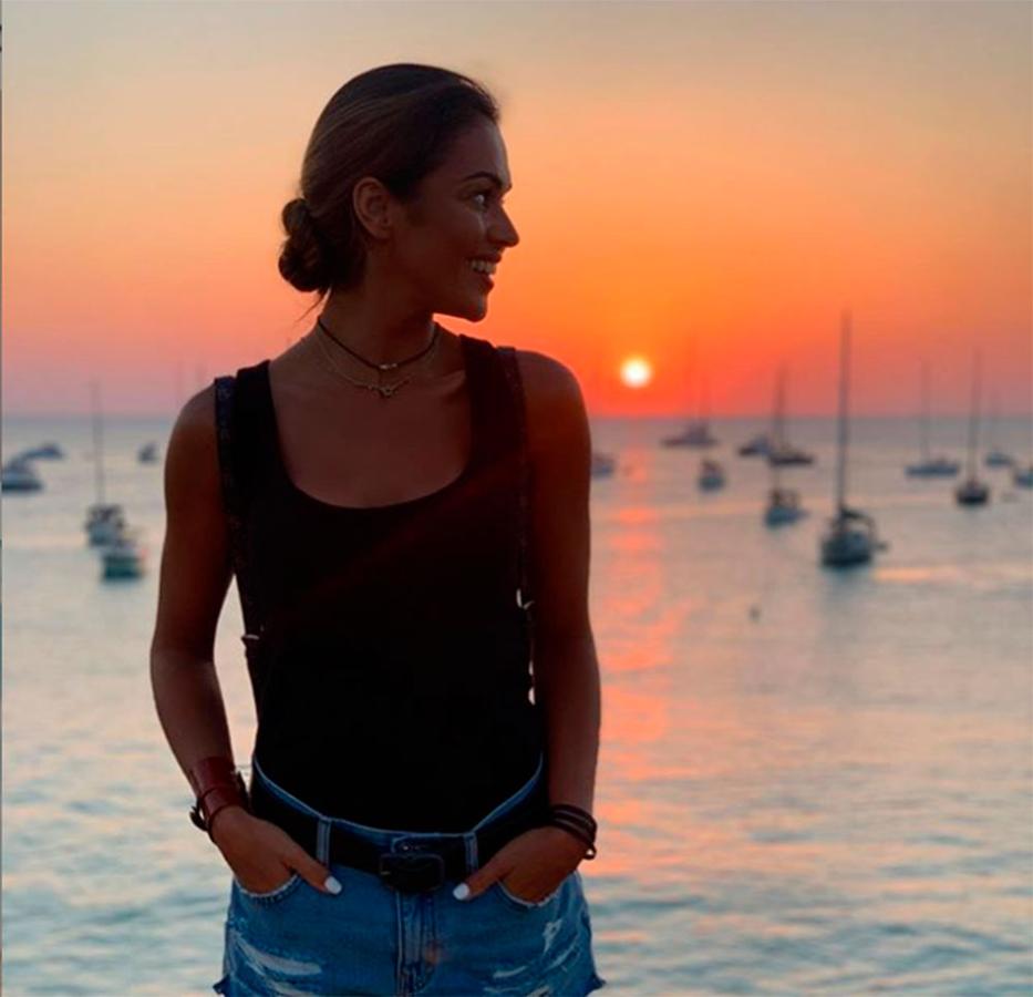 Las fotos del verano 2020 de Lara Álvarez: puesta de sol en Formentera