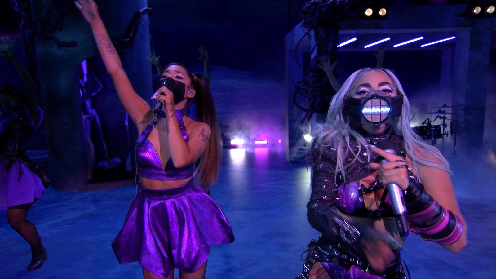 Las mascarillas de Lady Gaga en los MTV VMA's 2020