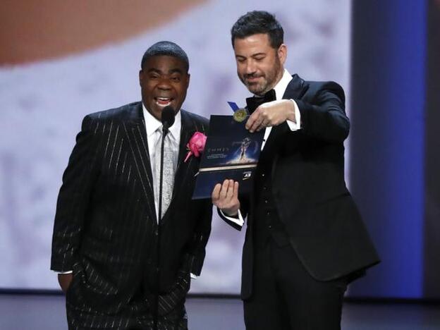 Jimmy Kimmel en la ceremonia de los Emmys de 2018.