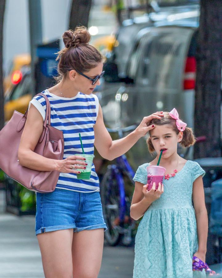 Katie Holmes y Suri en Nueva York en 2016