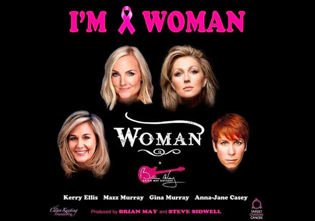 Brian May versiona 'I'm a Woman' en este single benéfico a favor de la lucha contra el cáncer de mama