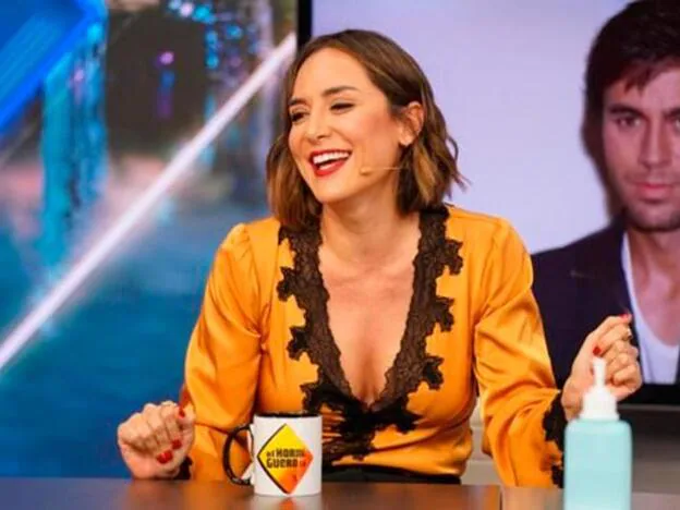 Tamara Falcó ha llevado en El Hormiguero su look más sexy con un top muy original que ha