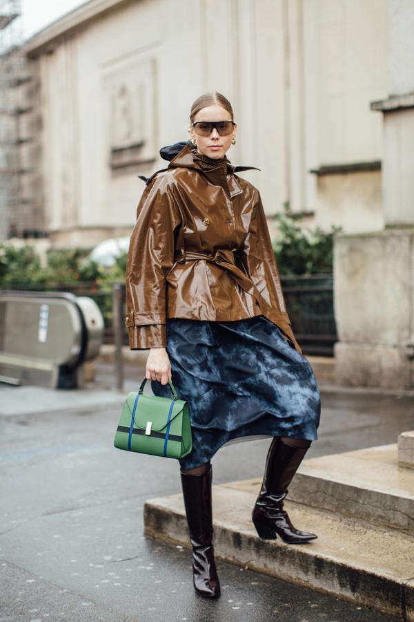 Los mejores looks de las parisinas para días de lluvia