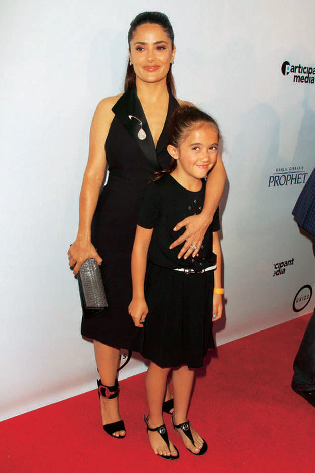 Salma Hayek con su hija Valentina Paloma en 2015.