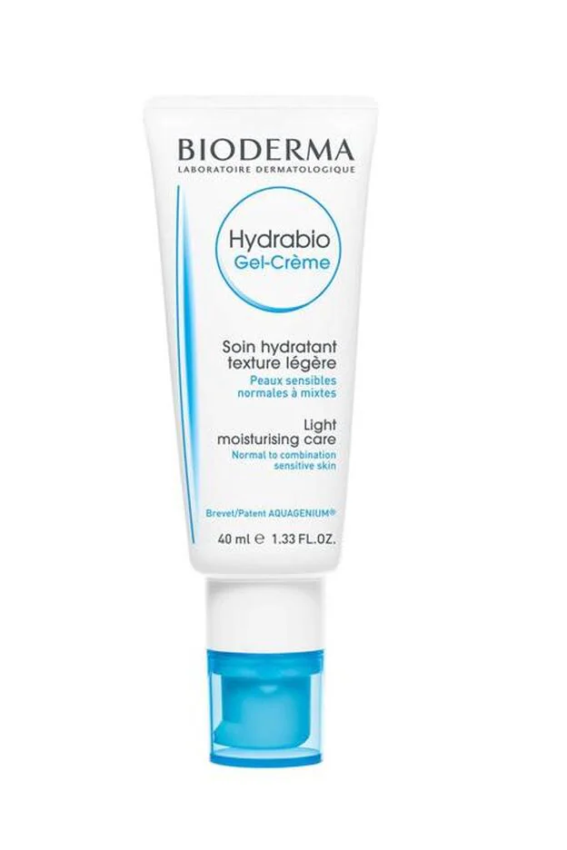 Hydrabio Gel Cream de Bioderma, una crema ligera pero intensamente hidratante con niacinamida que devuelve la humedad y la luminosidad a la piel apagada y deshidratada.