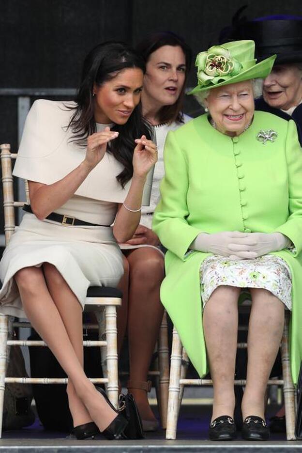 Cuando Meghan Markle y la Reina Isabel parecían cómplices...