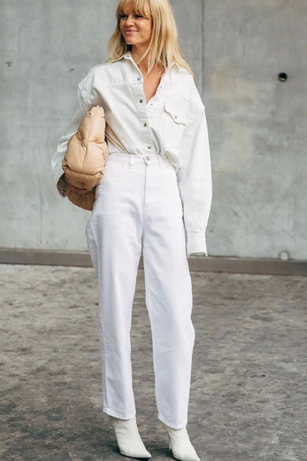 Pantalon Blanco De Vestir Mujer Great Discounts, Save 50% 