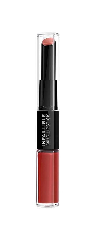 Labiales rojos de larga duración:Infalible 24H de L’Oréal Paris 