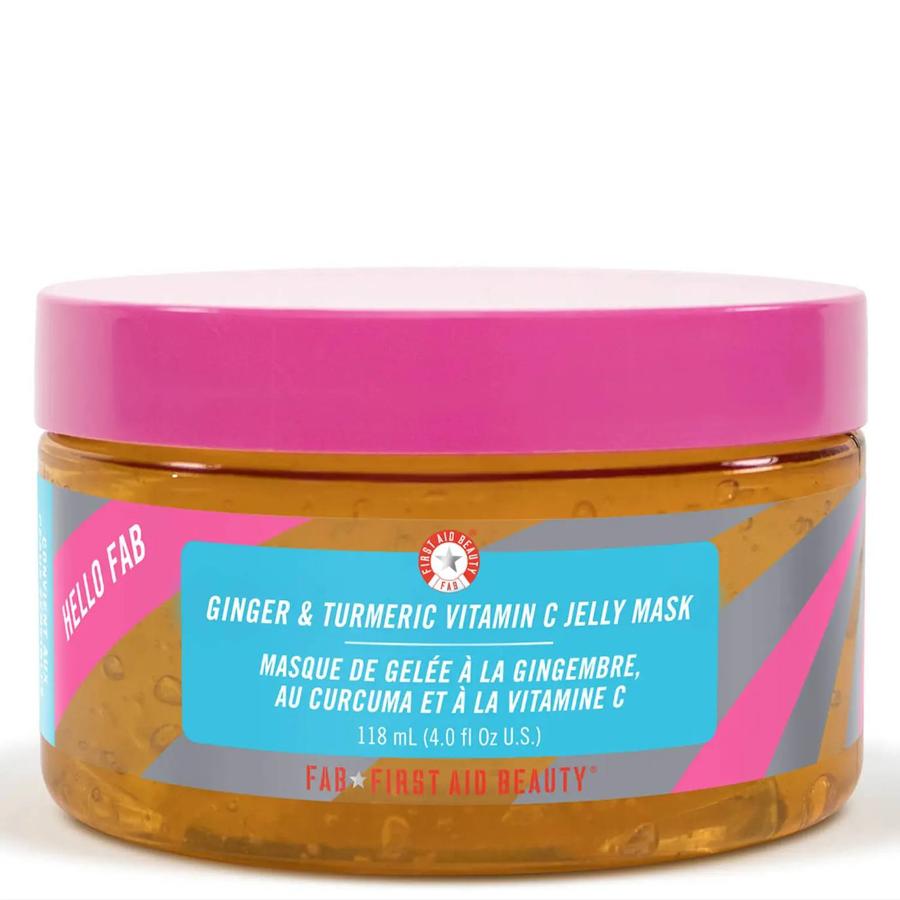 Productos en gel para una piel hidratada en verano: Hello FAB Ginger and Turmeric Vitamin C Jelly Mask de First Aid Beauty