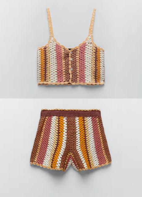 Carmen Lomana confirma que el crochet es el rey del verano con este  rejuvenecedor conjunto de short y camiseta | Mujer Hoy