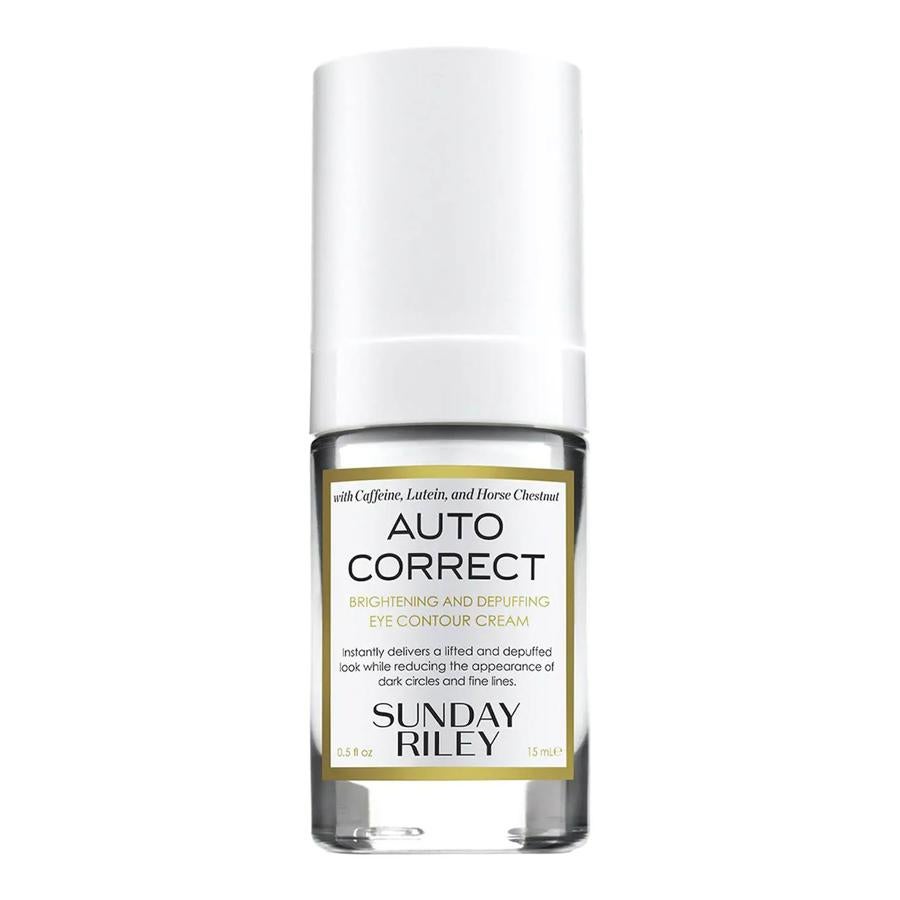 Los productos más eficaces en tu rutina de cuidado antiojeras: Crema iluminadora Auto Correct de Sunday Riley