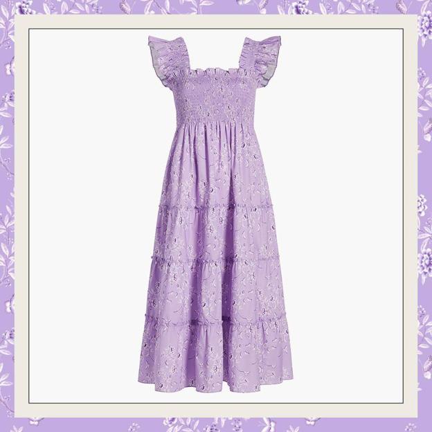 PHENOMENAL x BRIDGERTON x HILL HOUSE HOME COLLAB - THE ELLIE NAP DRESS (FLORAL LAVENDER)