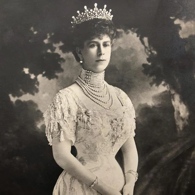 La reina María de Teck, princesa de Gales.