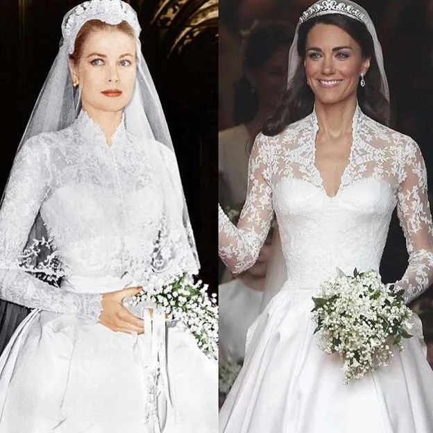 Se cumplen 66 años de la boda en la que Grace Kelly lució el vestido de  novia más copiado de la historia (hasta Marie-Chantal Miller lo uso de  inspiración) | Mujer Hoy