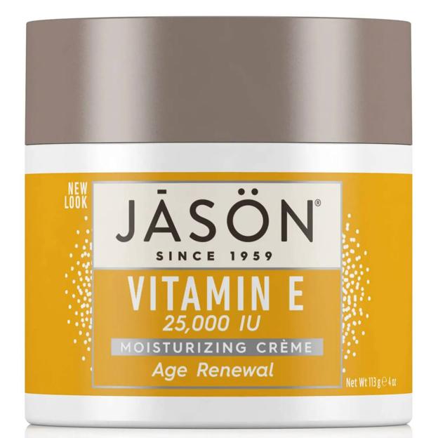 Crema hidratante antienvejecimiento de la vitamina E de JASON