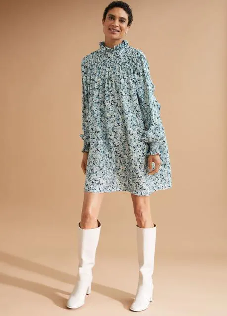 Vestido evasé de flores y botas altas: el look de inspiración años 60 con  el que vas a triunfar este otoño | Mujer Hoy
