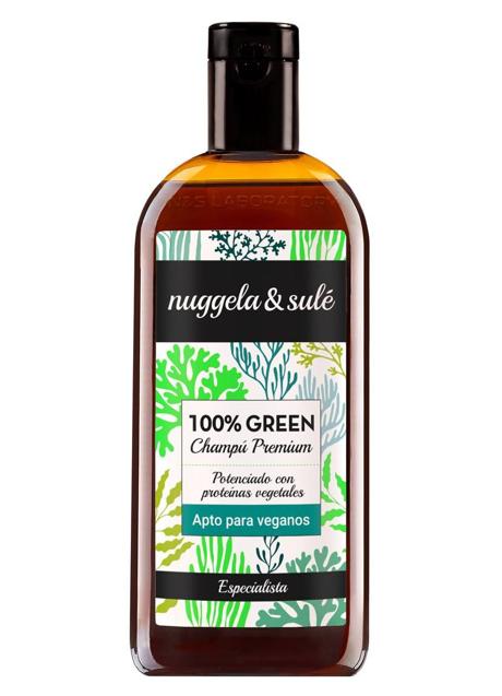 El Champú 100% Green de Nuggela & Sulé contiene proteínas marinas y vegetales