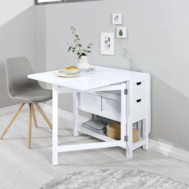 El último chollo deco que no para de agotarse es esta mesa plegable baratísima con la que tu cocina parecerá más grande