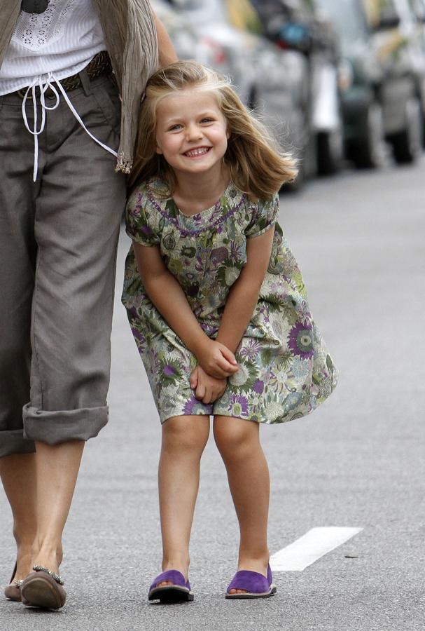 Las fotos más tiernas de la Princesa Leonor: verano de 2010