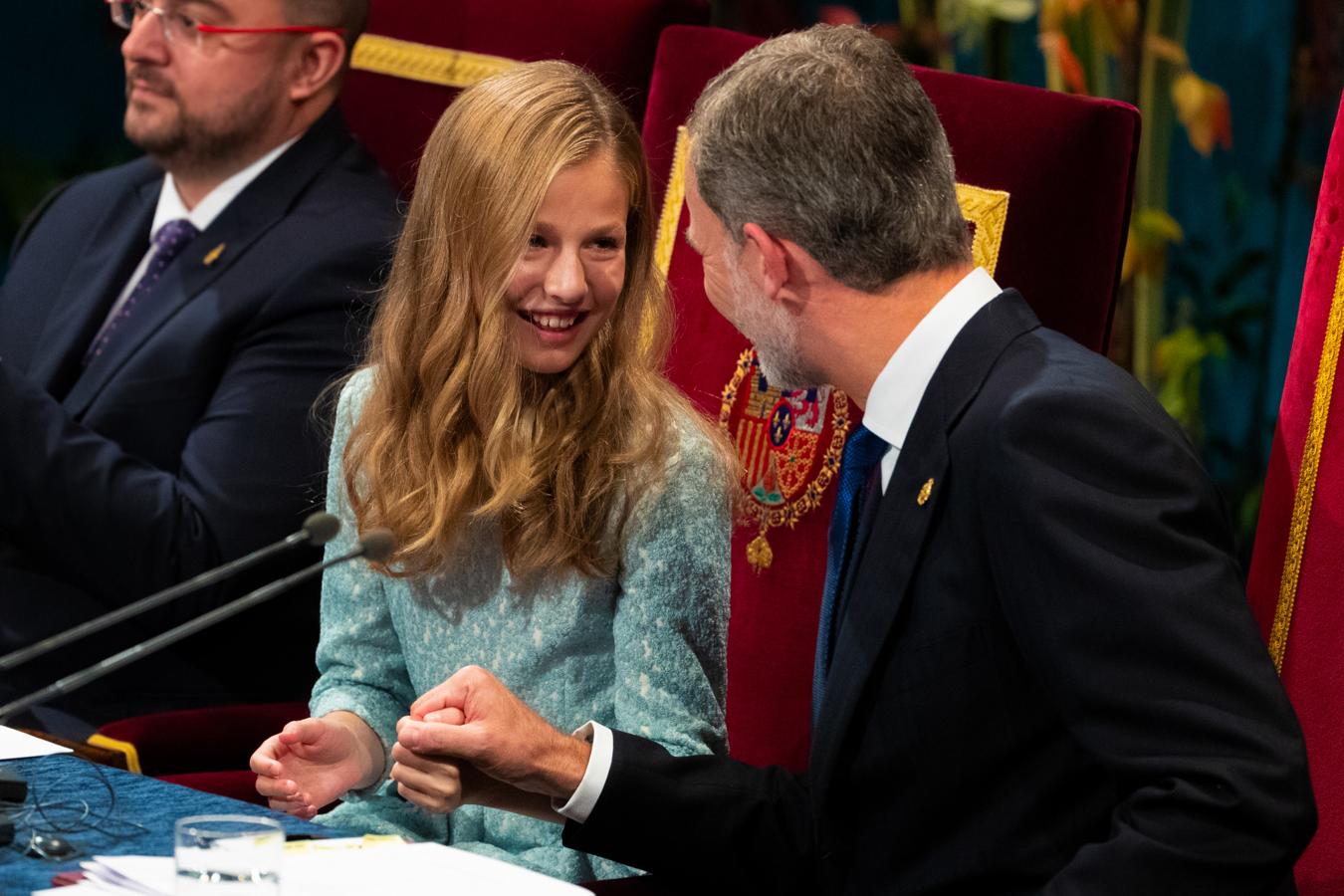 Las fotos más tiernas de la Princesa Leonor: Premios Princesa de Asturias 2019 