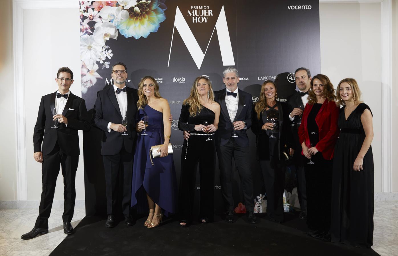 Michel Marcillác director de Publicidad en Vocento, Rafael Martínez de Vega, director general de CMVocento, Amaia Campos Iglesias directora de publicidad de CM Vocento, María Sanz directora de publicidad Cm Vocento, Carlos Álvarez director comercial de CM Vocento, Coral Cámara directora de Marketing Publicitario, Alfredo Jiménez-Millas Gandarias director de Acciones Especiales, Eventos y Área Internacional, Rosa Alonso directora Comercial del Área de Mujer de CMVocento y Nieves Manzano responsable de Eventos y AAEE en CMVOCENTO.