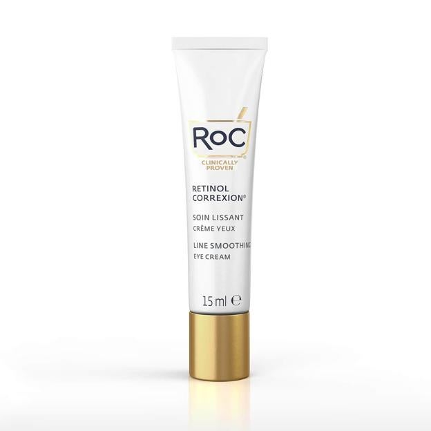 Retinol Correxion Line Smoothing Contorno De Ojos de RoC (28,99 euros).