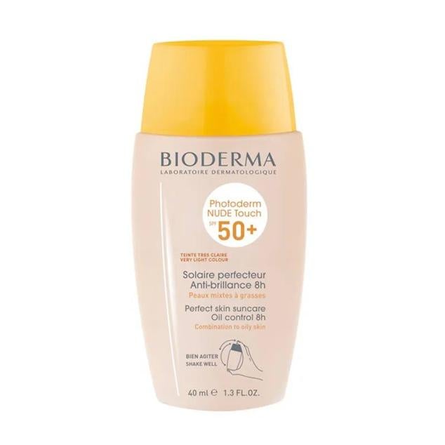 Protectores solares con color: Photoderm Nude Touch SPF50+ de Bioderma 